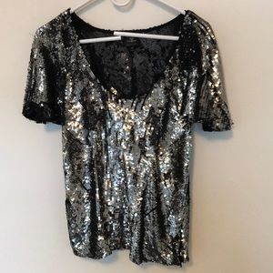 Kate Moss for Topshop Sequin Top